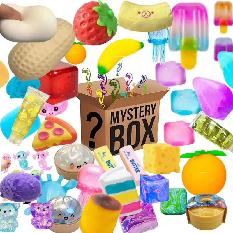 Mystery Box Blind Bag - Ponad 100 sztuk zabawek w pudełku