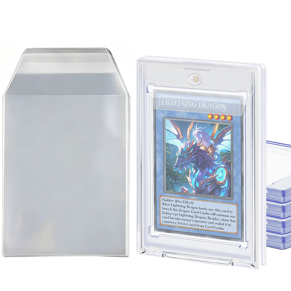 Graded Card Display - 100 szt. Koszulek na karty 3.2X4.6