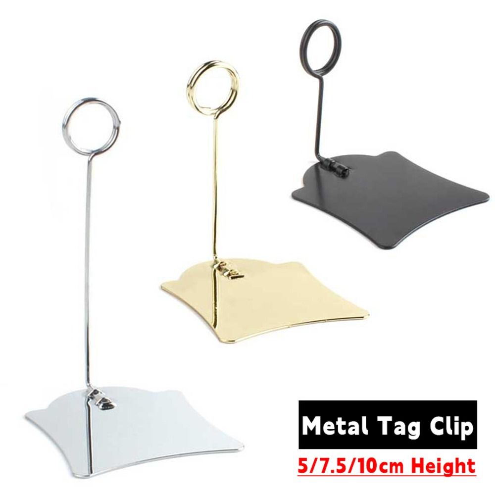 Pop Display Shelf - Wielofunkcyjny metalowy klips do tabliczek, stojak