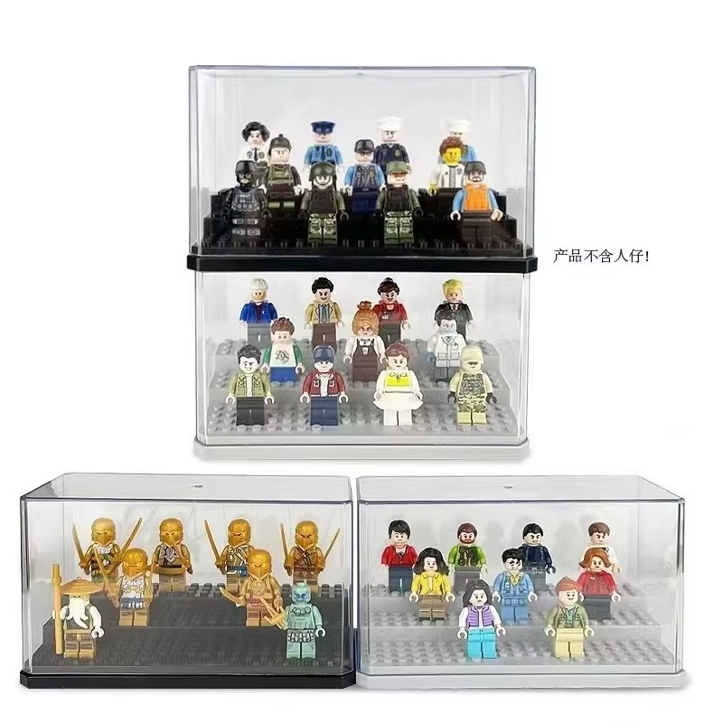 Building Block Mini - Akrylowe pudełko do ekspozycji miniaturowych lalek,