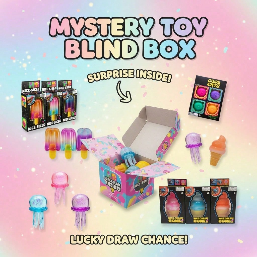 100+ szt. Sensorycznych Gniote – Mystery Box Blind Bag recenzja i cena