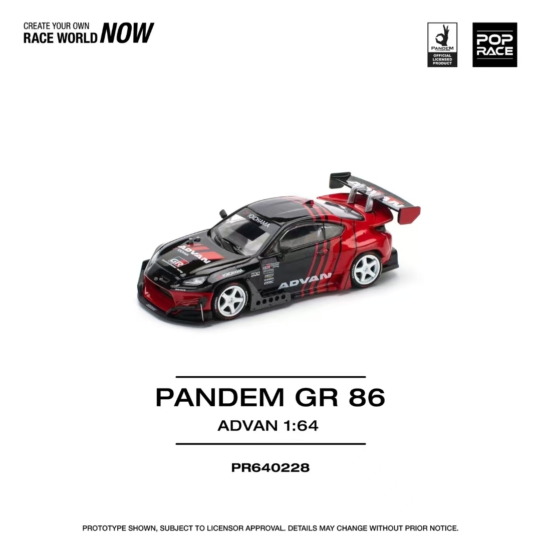POP Race 1:64 Pandem GR86 ZN8  – Die Cast Car 1 64 recenzja i cena