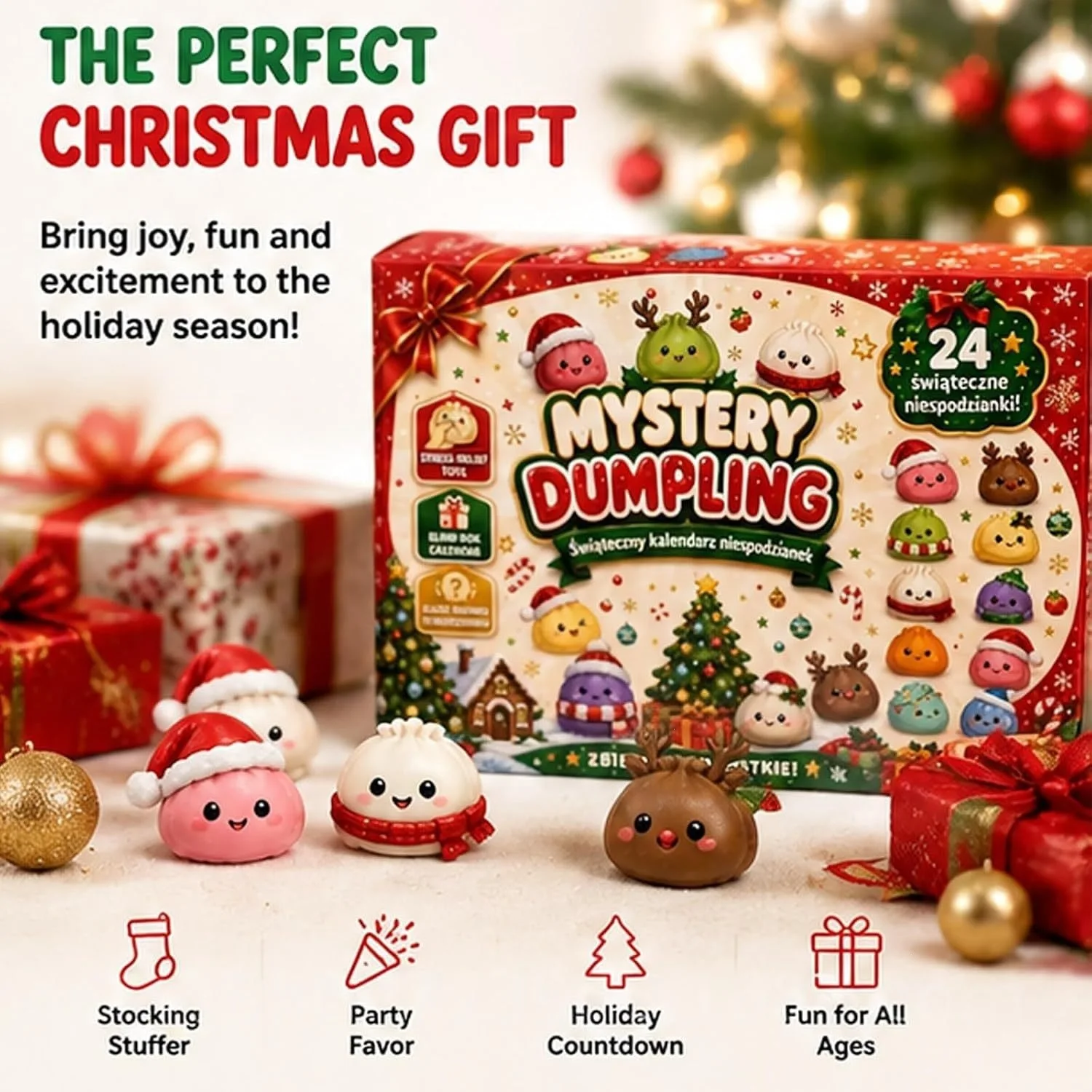 Świąteczny kalendarz adwentowy – Mystery Box Blind Bag recenzja i cena