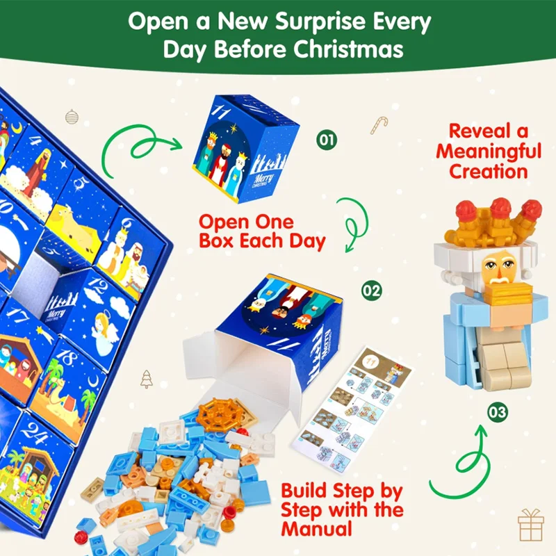 Kalendarz Adwentowy na Boże Na – Building Block Mini recenzja i cena